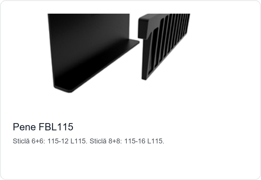 Pene pentru sistemul de balustradă FBL115