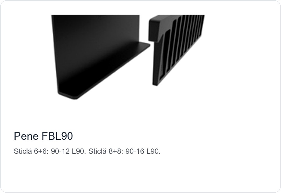 Pene pentru sistemul de balustradă FBL90
